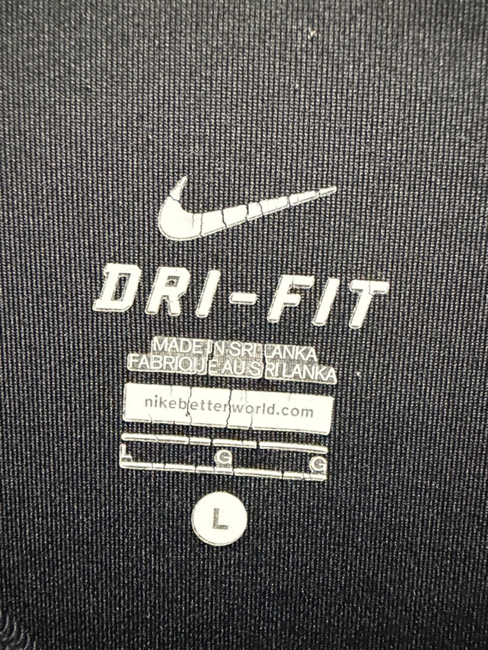 Nike‎ Black Dri-FIT Lightweight Zip-Up Performance jacket Woman's Size Large - Picture 2 of 4